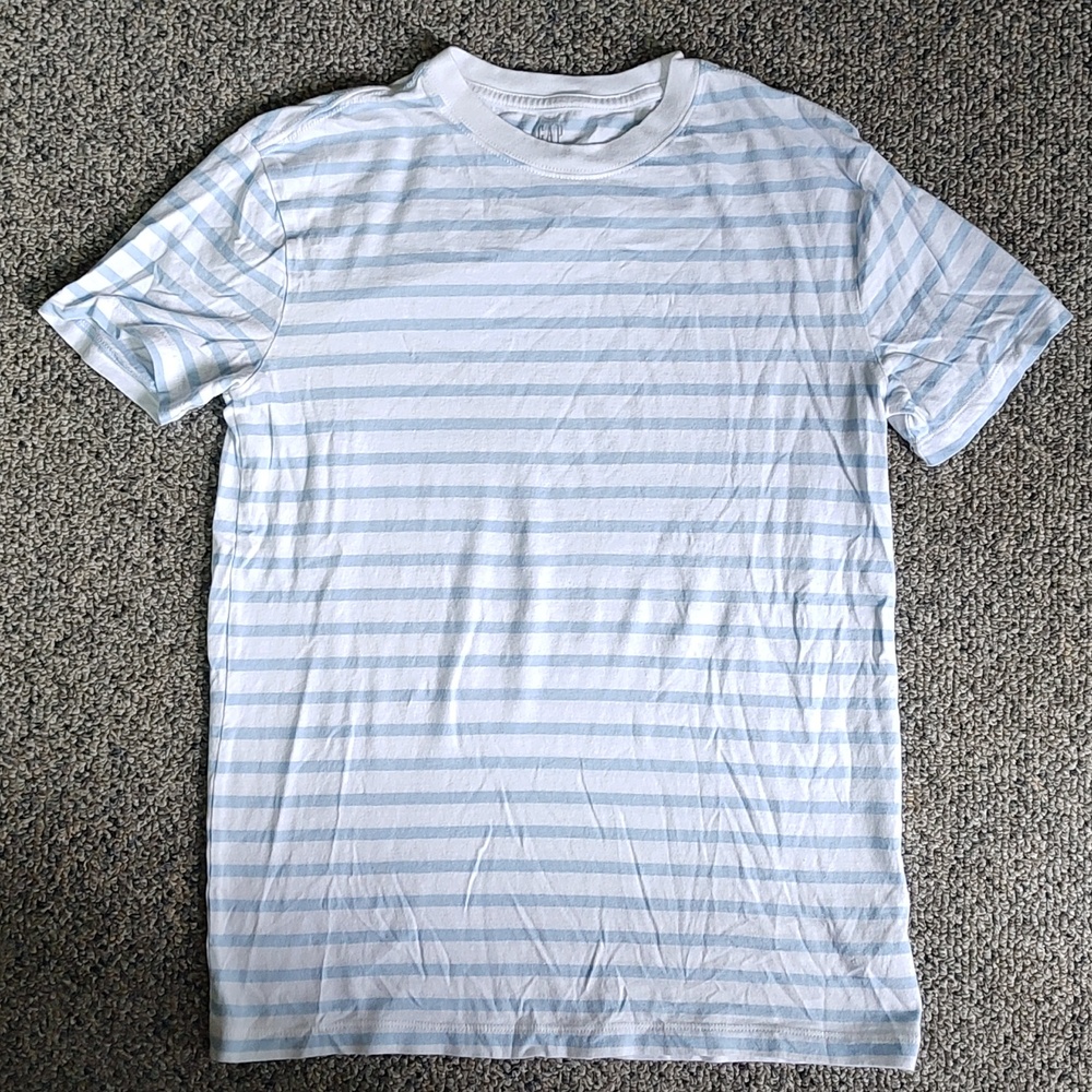 GAP Everyday Soft Stripe Short Sleeve Crewneck T-Shirt